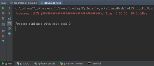 Python HTTP下载文件并显示下载进度条功能的实现